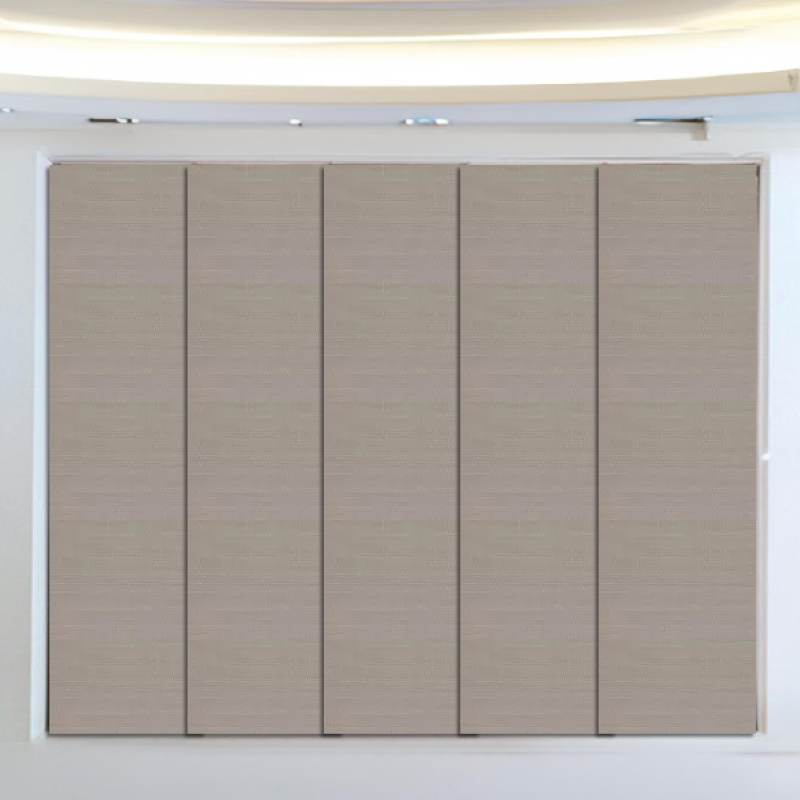 blockout textured panel glide blinds